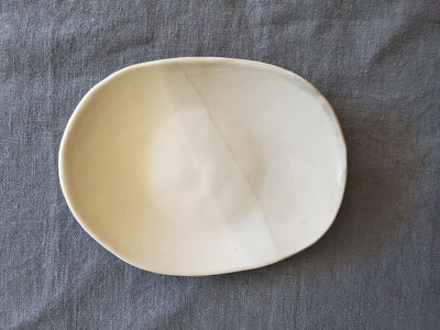 Small Oval dish - Shadow Grey
